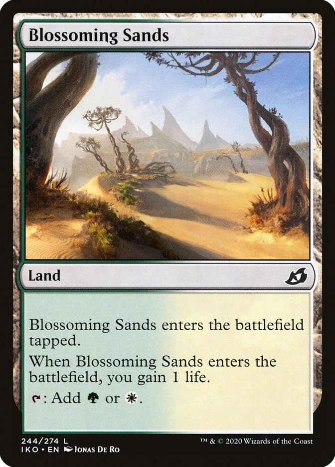 Image for Blossoming Sands (244) [Ikoria: Lair of Behemoths] - Magic: The Gathering