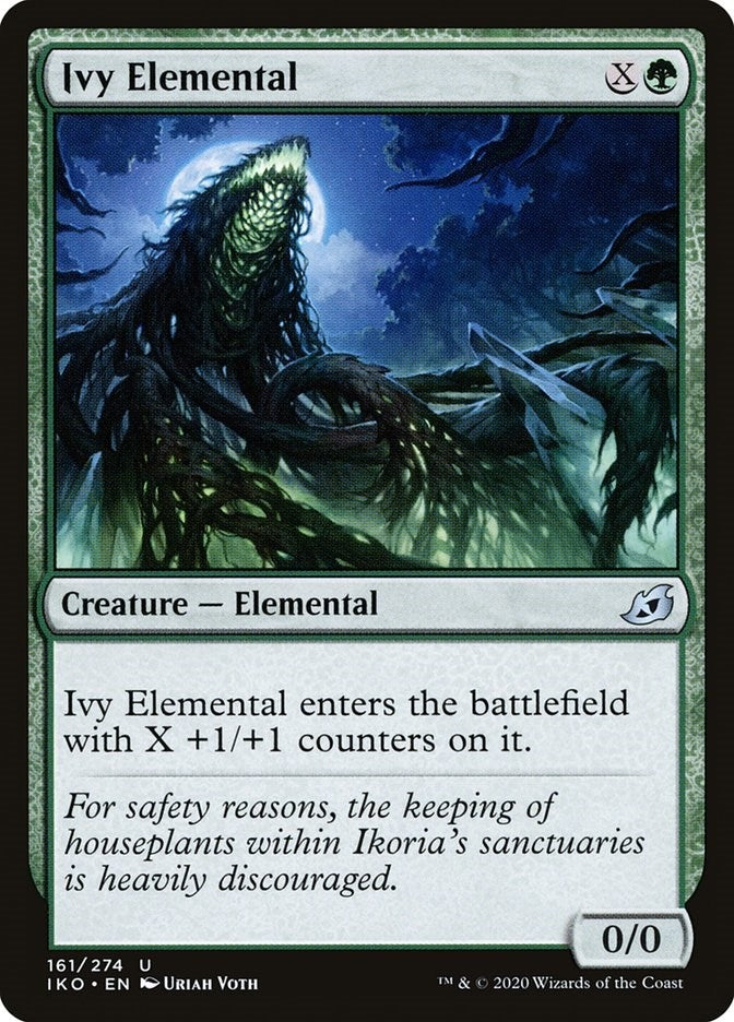 Image for Ivy Elemental (161) [Ikoria: Lair of Behemoths] - Magic: The Gathering
