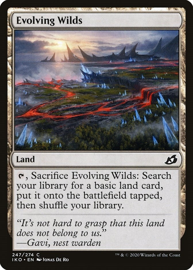 Image for Evolving Wilds (247) [Ikoria: Lair of Behemoths] - Magic: The Gathering