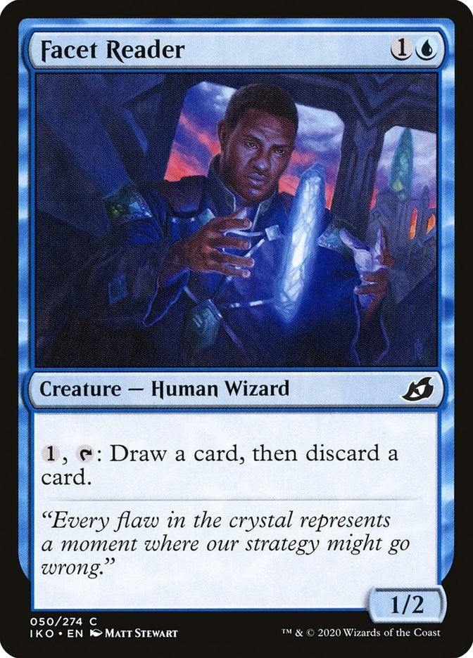 Image for Facet Reader (50) [Ikoria: Lair of Behemoths] - Magic: The Gathering