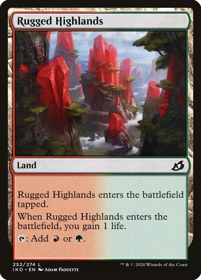 Image for Rugged Highlands (252) [Ikoria: Lair of Behemoths] - Magic: The Gathering