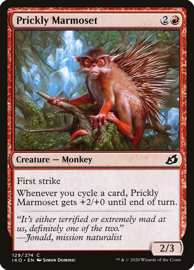 Image for Prickly Marmoset (129) [Ikoria: Lair of Behemoths] - Magic: The Gathering