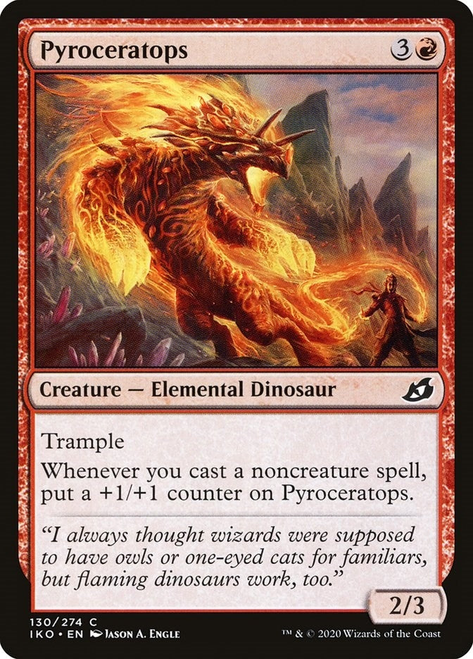 Image for Pyroceratops (130) [Ikoria: Lair of Behemoths] - Magic: The Gathering