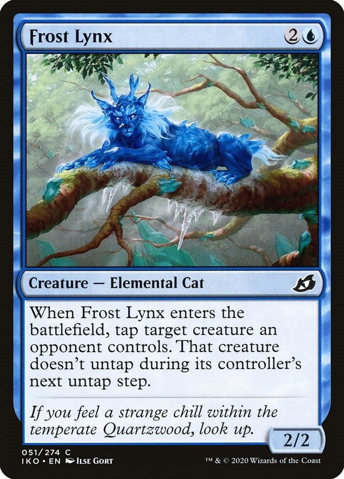 Image for Frost Lynx (51) [Ikoria: Lair of Behemoths] - Magic: The Gathering