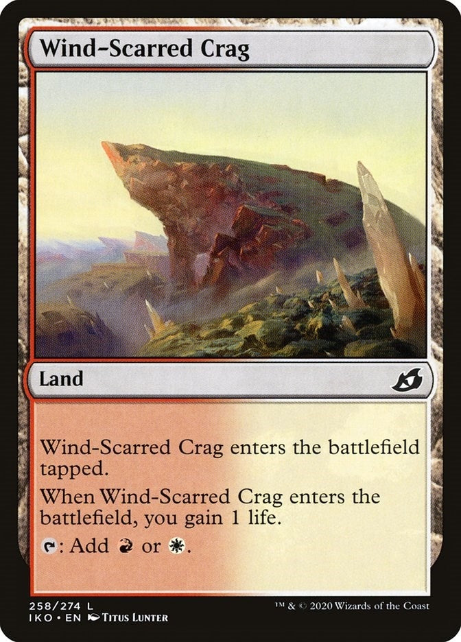 Image for Wind-Scarred Crag (258) [Ikoria: Lair of Behemoths] - Magic: The Gathering