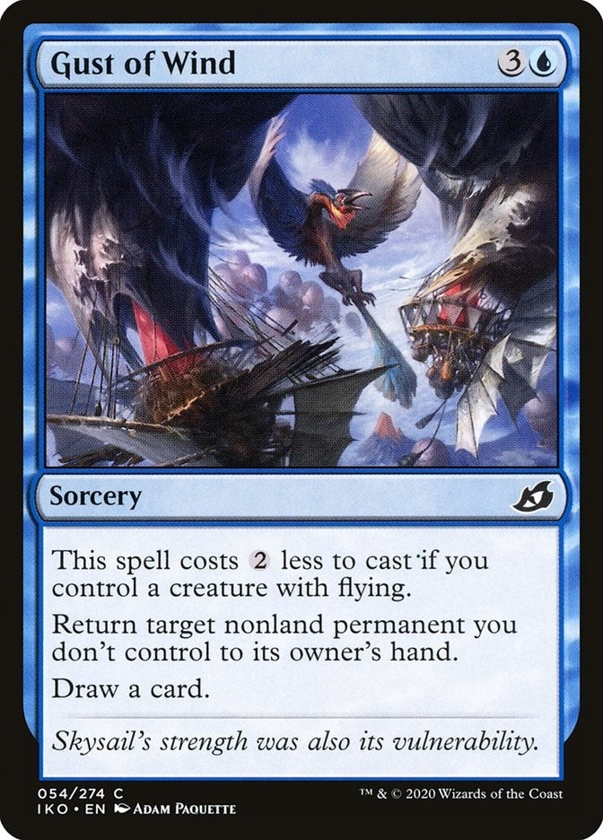 Image for Gust of Wind (54) [Ikoria: Lair of Behemoths] - Magic: The Gathering