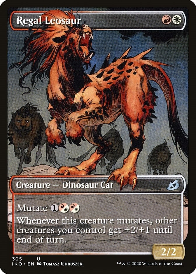 Image for Regal Leosaur (Showcase) (305) [Ikoria: Lair of Behemoths] - Magic: The Gathering