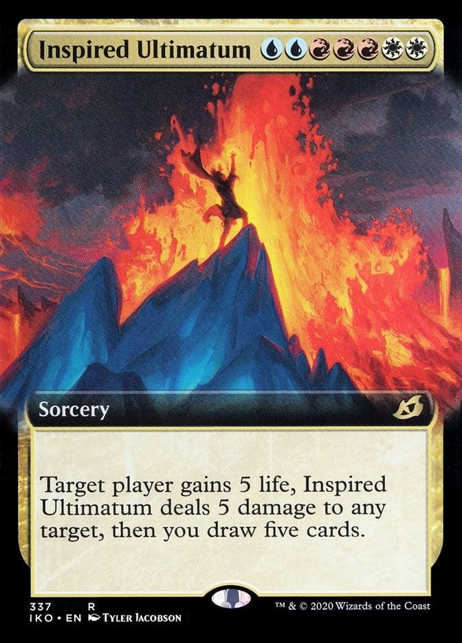 Image for Inspired Ultimatum (Extended Art) (337) [Ikoria: Lair of Behemoths] - Magic: The Gathering