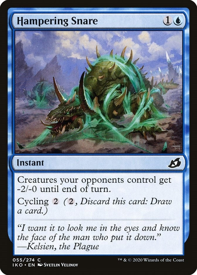 Image for Hampering Snare (55) [Ikoria: Lair of Behemoths] - Magic: The Gathering
