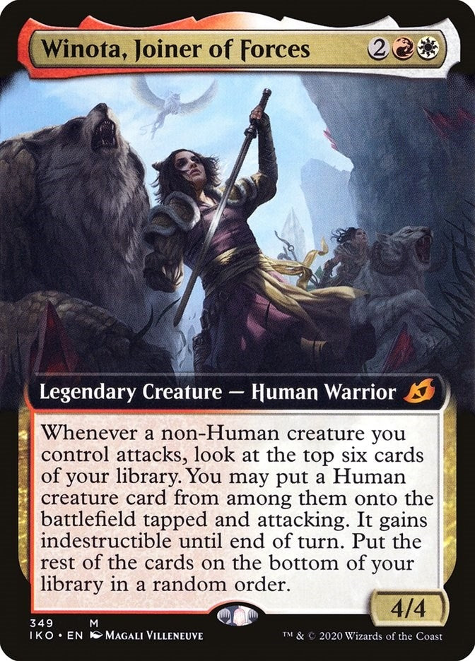 Image for Winota, Joiner of Forces (Extended Art) (349) [Ikoria: Lair of Behemoths] - Magic: The Gathering