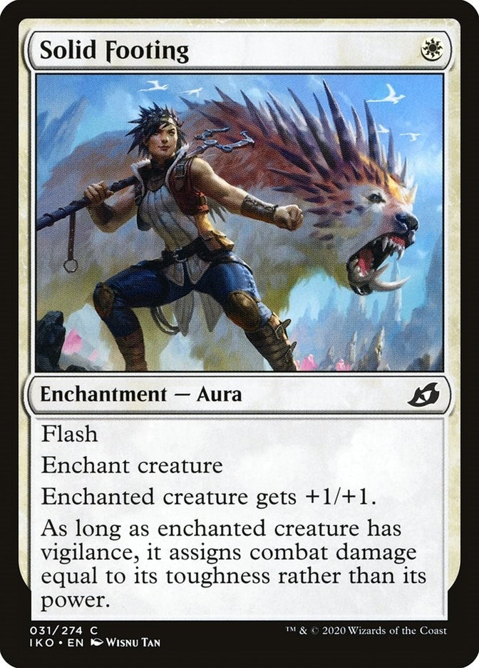 Image for Solid Footing (31) [Ikoria: Lair of Behemoths] - Magic: The Gathering