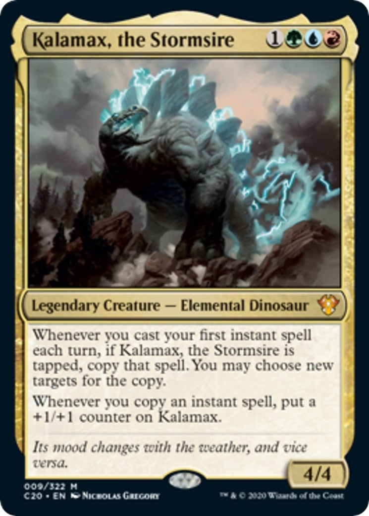 Image for Kalamax, the Stormsire (Commander 2020) (9) [Oversize Cards] - Magic: The Gathering