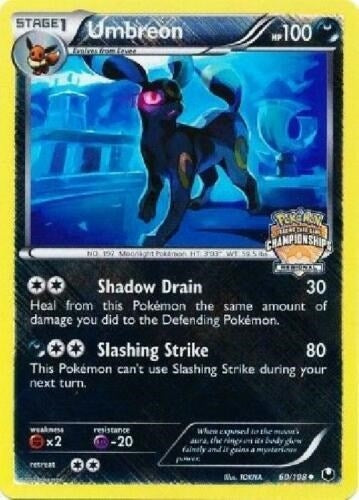 Image for Umbreon - 60/108 (Regional Championships) (060/108) [League & Championship Cards] - Pokemon