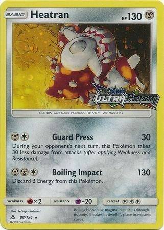 Image for Heatran - 88/156 (Prerelease) (088/156) [Alternate Art Promos] - Pokemon