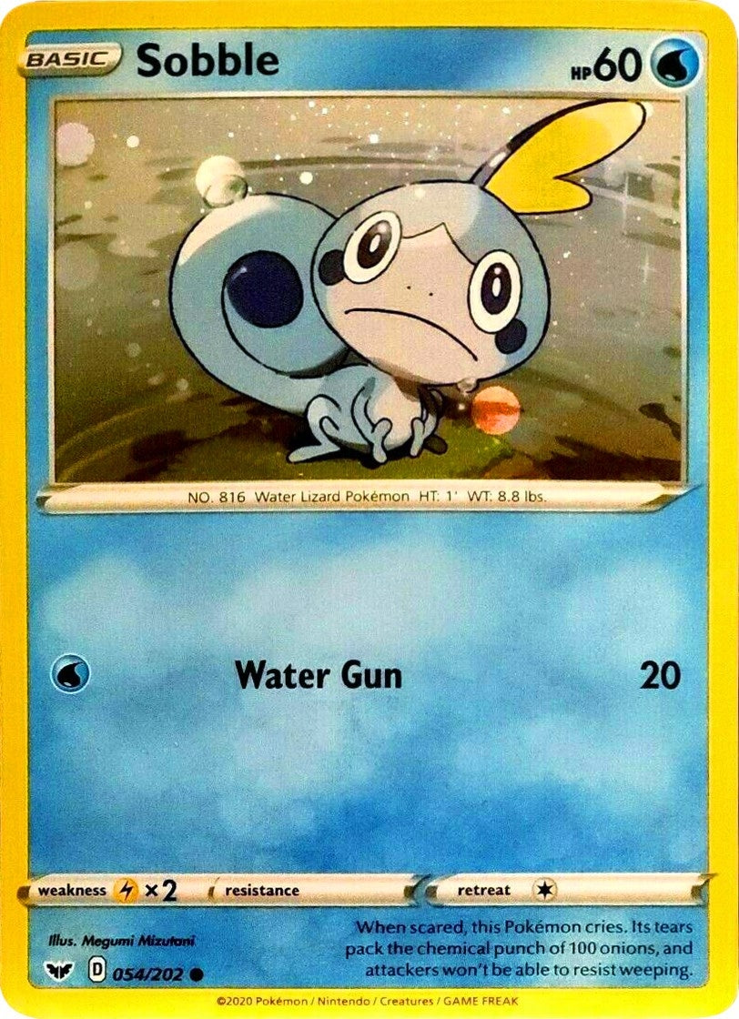 Image for Sobble - 54/202 (Cosmos Holo) (054/202) [Blister Exclusives] - Pokemon