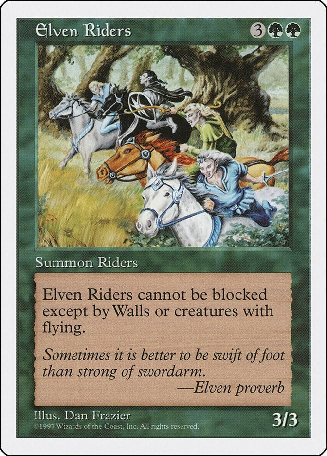 Image for Elven Riders [Fifth Edition] - Magic: The Gathering