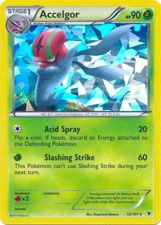 Image for Accelgor - 12/101 (Cracked Ice Holo) (012/101) [Deck Exclusives] - Pokemon