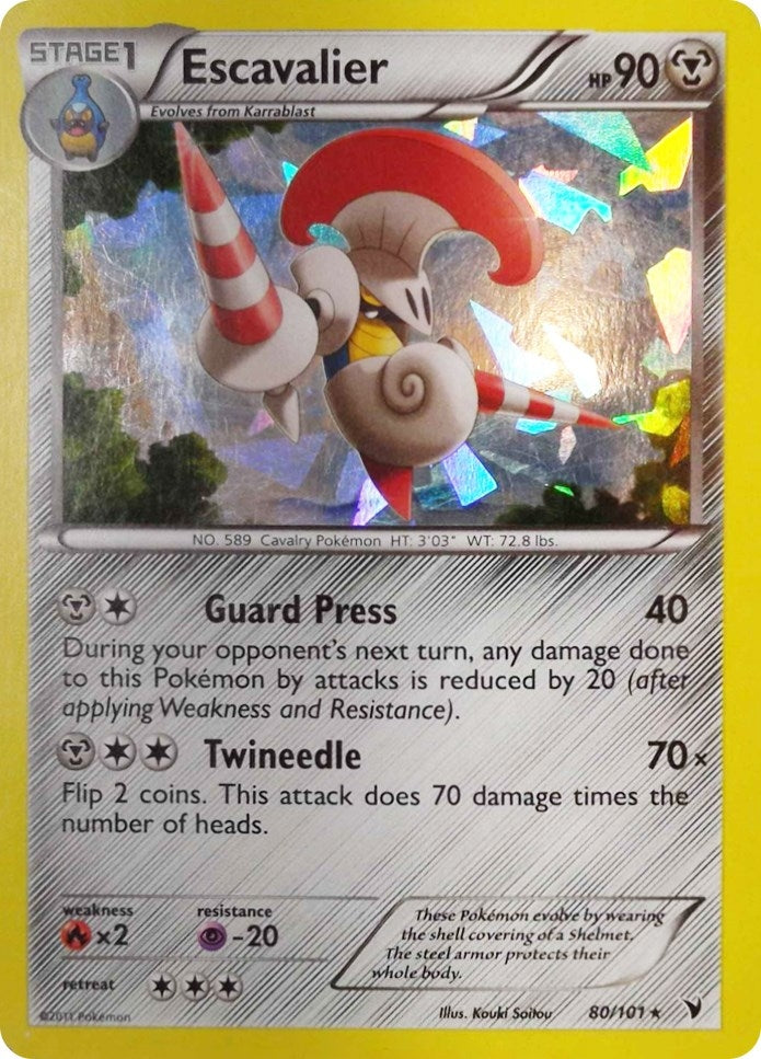 Image for Escavalier - 80/101 (Cracked Ice Holo) (080/101) [Deck Exclusives] - Pokemon