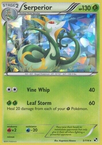 Image for Serperior - 5/114 (Cracked Ice Holo) (005/114) [Deck Exclusives] - Pokemon