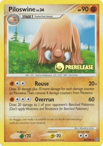 Image for Piloswine - 46/100 (Prerelease) (46/100) [Nintendo Promos] - Pokemon