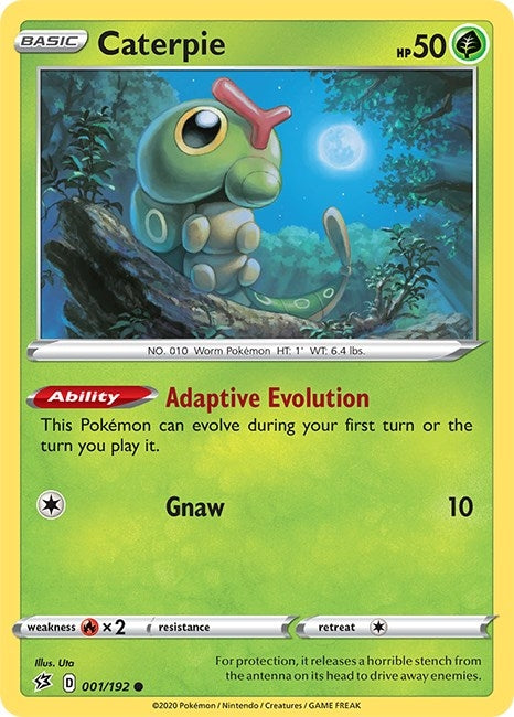 Image for Caterpie (001/192) [SWSH02: Rebel Clash] - Pokemon