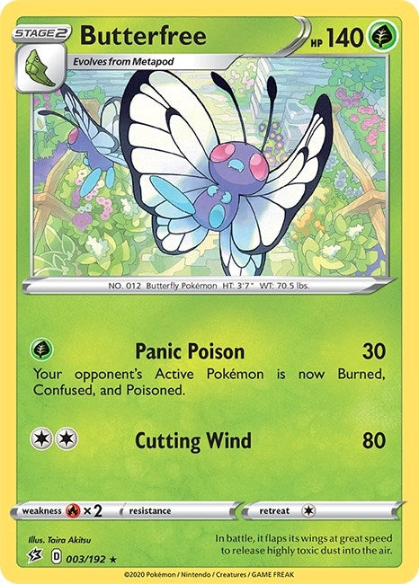Butterfree (003/192) [SWSH02: Rebel Clash]