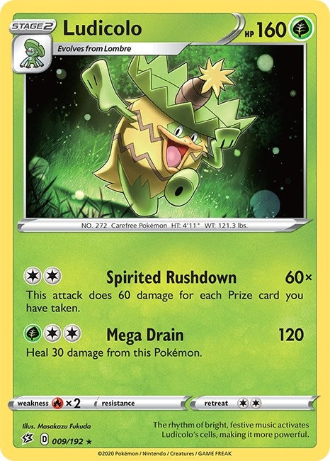 Image for Ludicolo (009/192) [SWSH02: Rebel Clash] - Pokemon