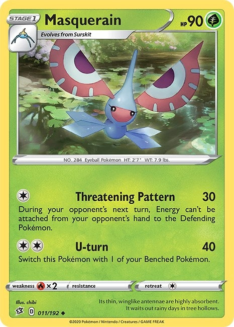 Image for Masquerain (011/192) [SWSH02: Rebel Clash] - Pokemon
