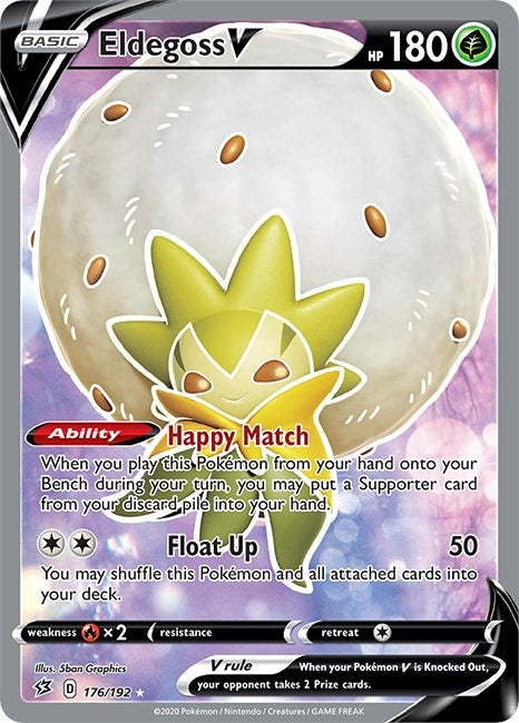 Image for Eldegoss V (Full Art) (176/192) [SWSH02: Rebel Clash] - Pokemon