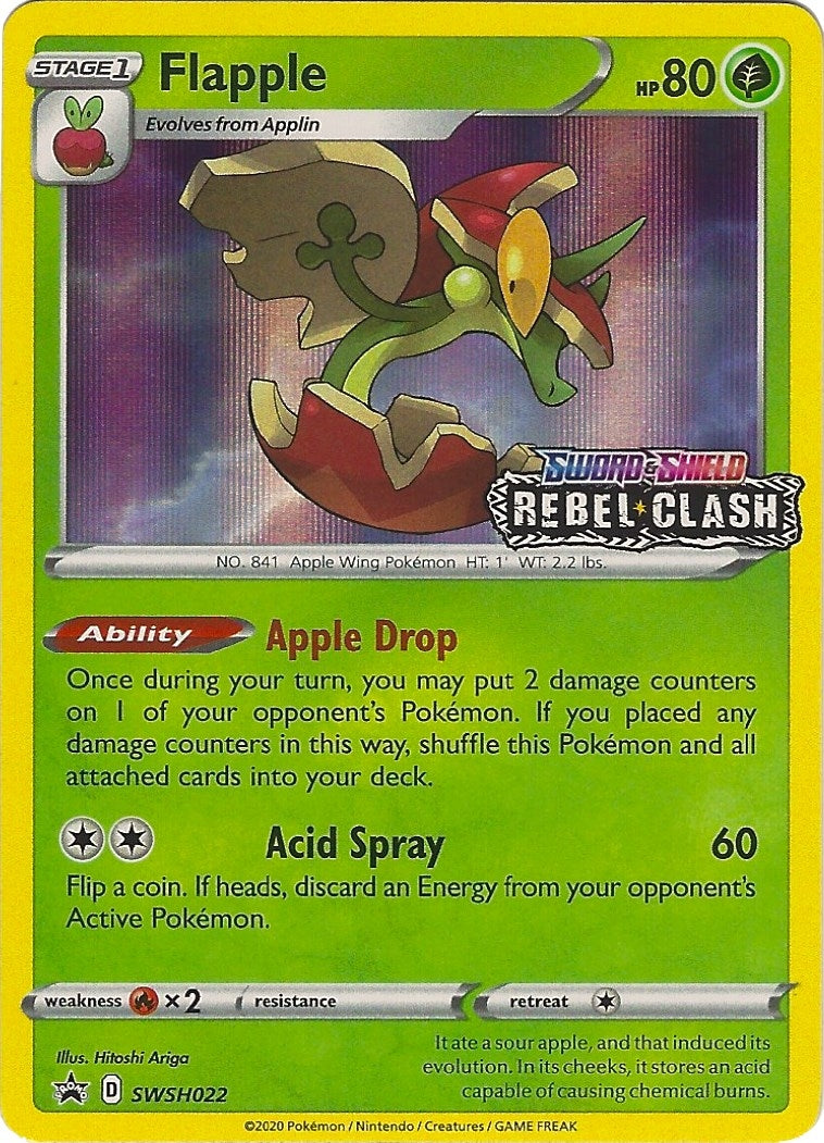 Image for Flapple - SWSH022 (Prerelease) (SWSH022) [SWSH: Sword & Shield Promo Cards] - Pokemon