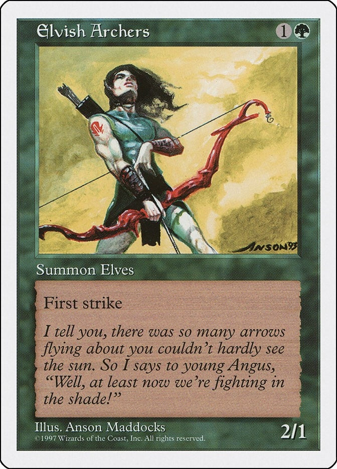 Image for Elvish Archers [Fifth Edition] - Magic: The Gathering