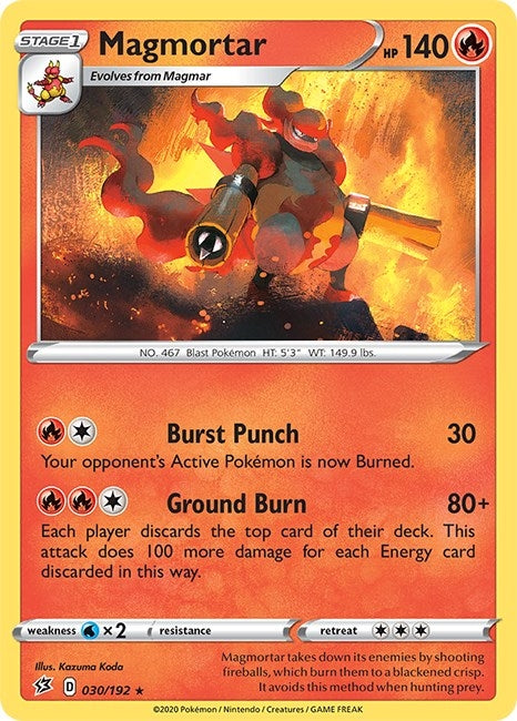 Image for Magmortar (030/192) [SWSH02: Rebel Clash] - Pokemon