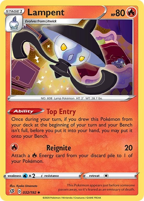 Image for Lampent (032/192) [SWSH02: Rebel Clash] - Pokemon