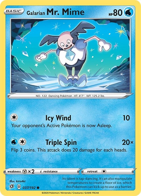 Image for Galarian Mr. Mime (037/192) [SWSH02: Rebel Clash] - Pokemon