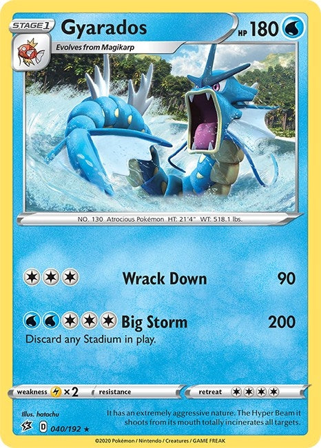 Image for Gyarados (040/192) [SWSH02: Rebel Clash] - Pokemon