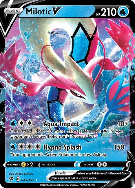 Image for Milotic V (043/192) [SWSH02: Rebel Clash] - Pokemon