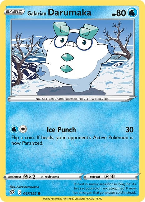 Image for Galarian Darumaka (047/192) [SWSH02: Rebel Clash] - Pokemon