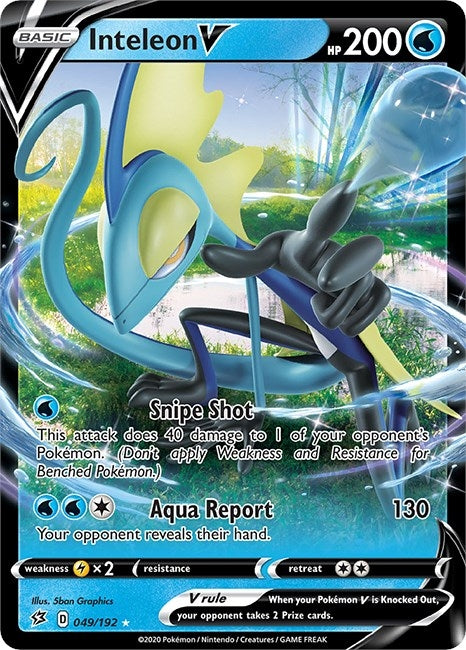 Image for Inteleon V (049/192) [SWSH02: Rebel Clash] - Pokemon