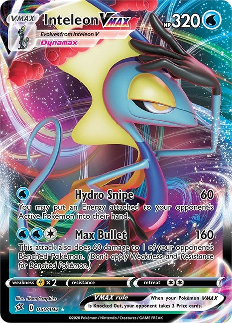 Image for Inteleon VMAX (050/192) [SWSH02: Rebel Clash] - Pokemon