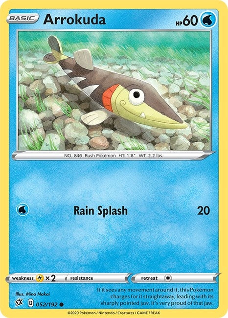 Image for Arrokuda (052/192) [SWSH02: Rebel Clash] - Pokemon