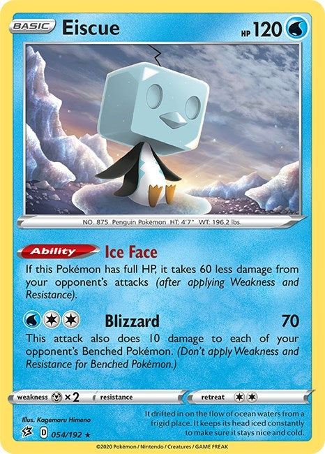 Image for Eiscue (054/192) [SWSH02: Rebel Clash] - Pokemon