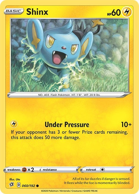 Image for Shinx (060/192) [SWSH02: Rebel Clash] - Pokemon