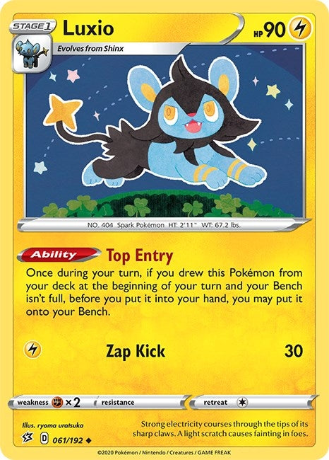 Image for Luxio (061/192) [SWSH02: Rebel Clash] - Pokemon