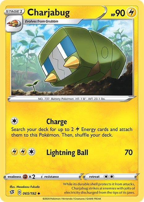 Image for Charjabug (065/192) [SWSH02: Rebel Clash] - Pokemon