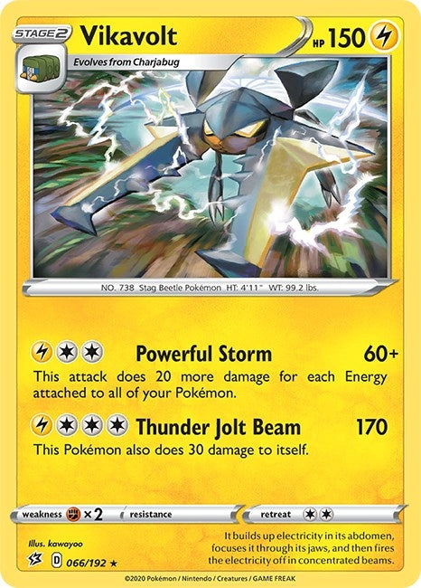 Image for Vikavolt (066/192) [SWSH02: Rebel Clash] - Pokemon