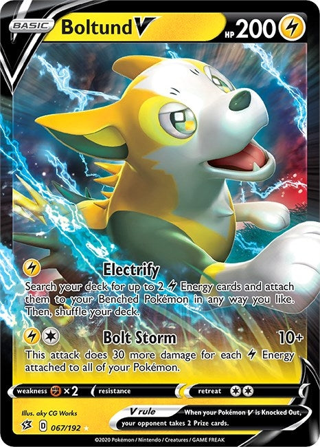 Image for Boltund V (067/192) [SWSH02: Rebel Clash] - Pokemon