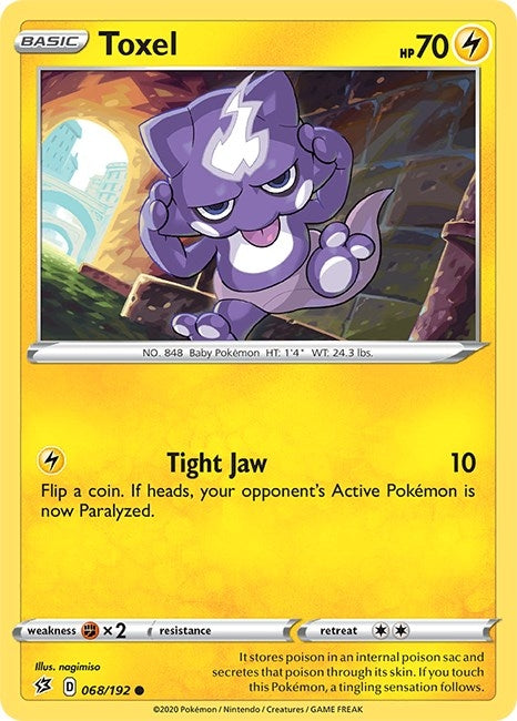 Image for Toxel (068/192) [SWSH02: Rebel Clash] - Pokemon
