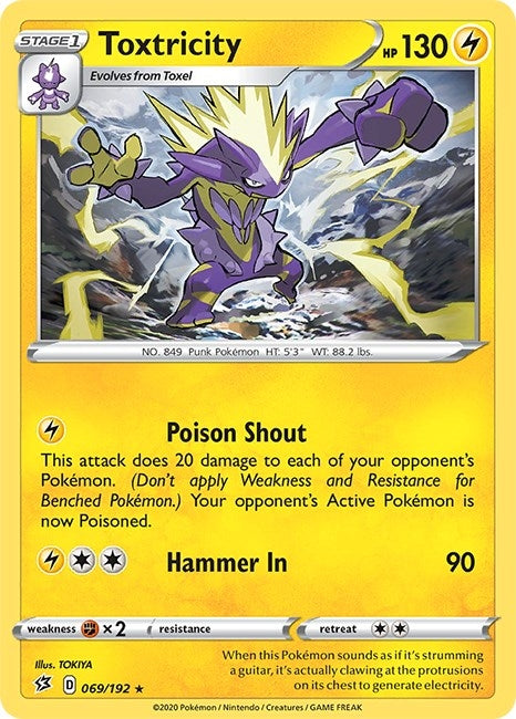 Image for Toxtricity (069/192) [SWSH02: Rebel Clash] - Pokemon