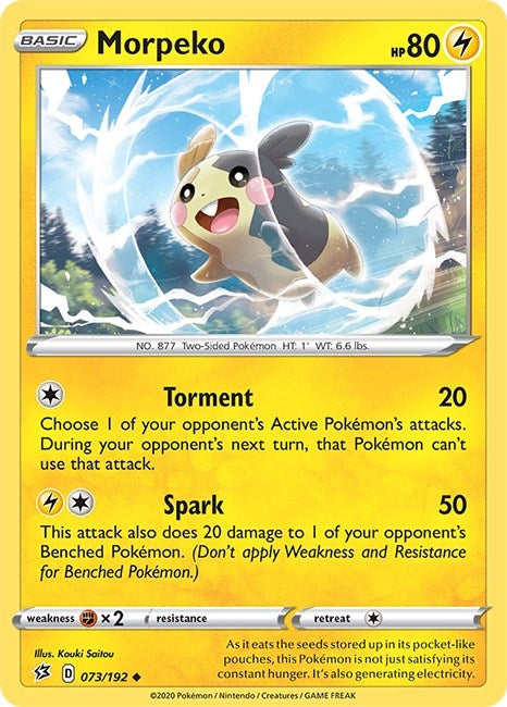 Image for Morpeko (073/192) [SWSH02: Rebel Clash] - Pokemon