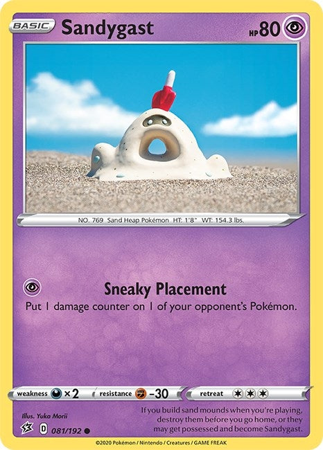 Image for Sandygast (081/192) [SWSH02: Rebel Clash] - Pokemon